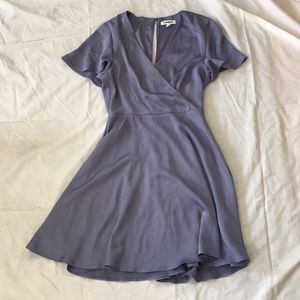 Slate blue Express dress -0